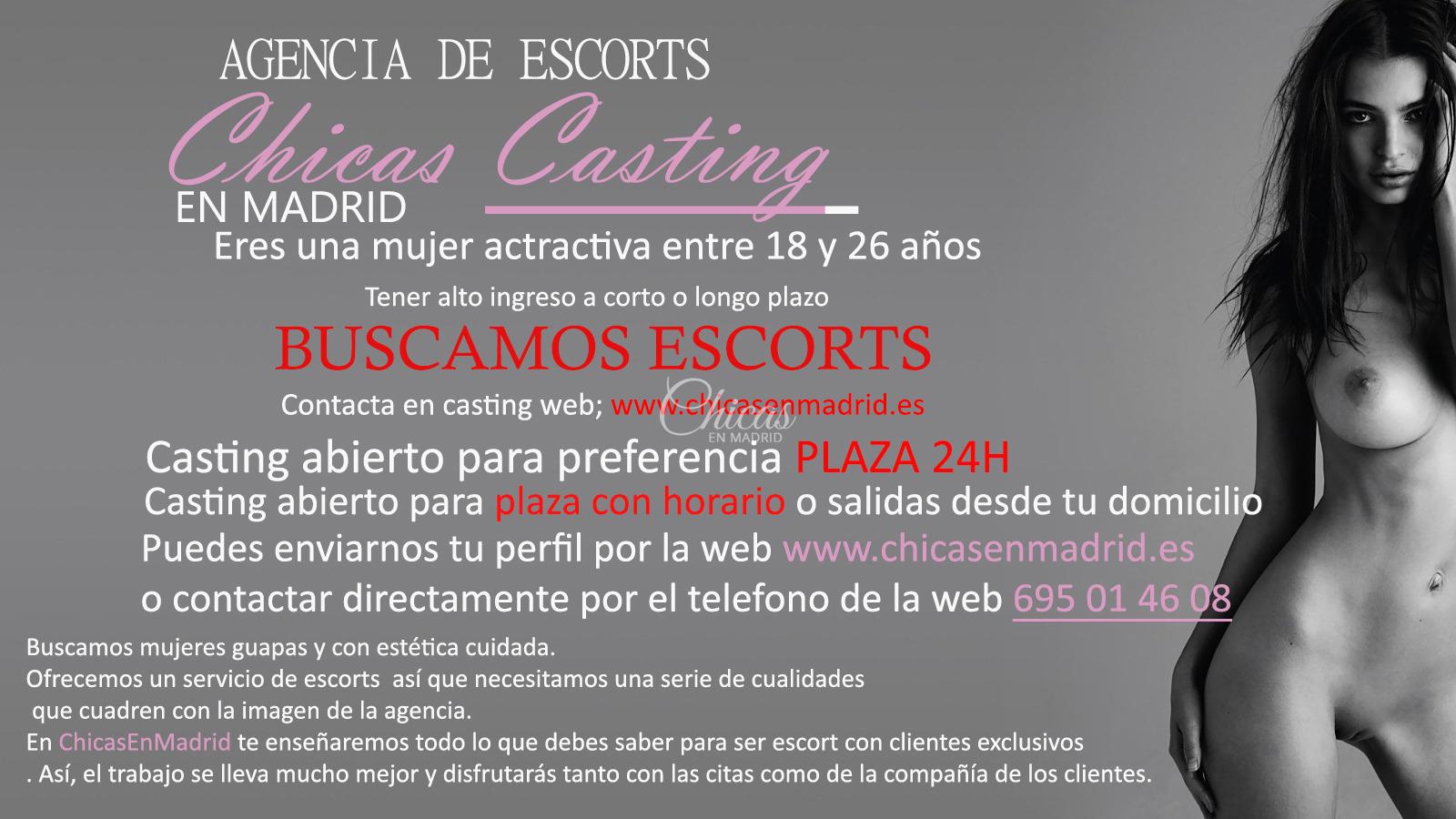 Presentación chicas en Madrid , casting abierto, agencia de escorts